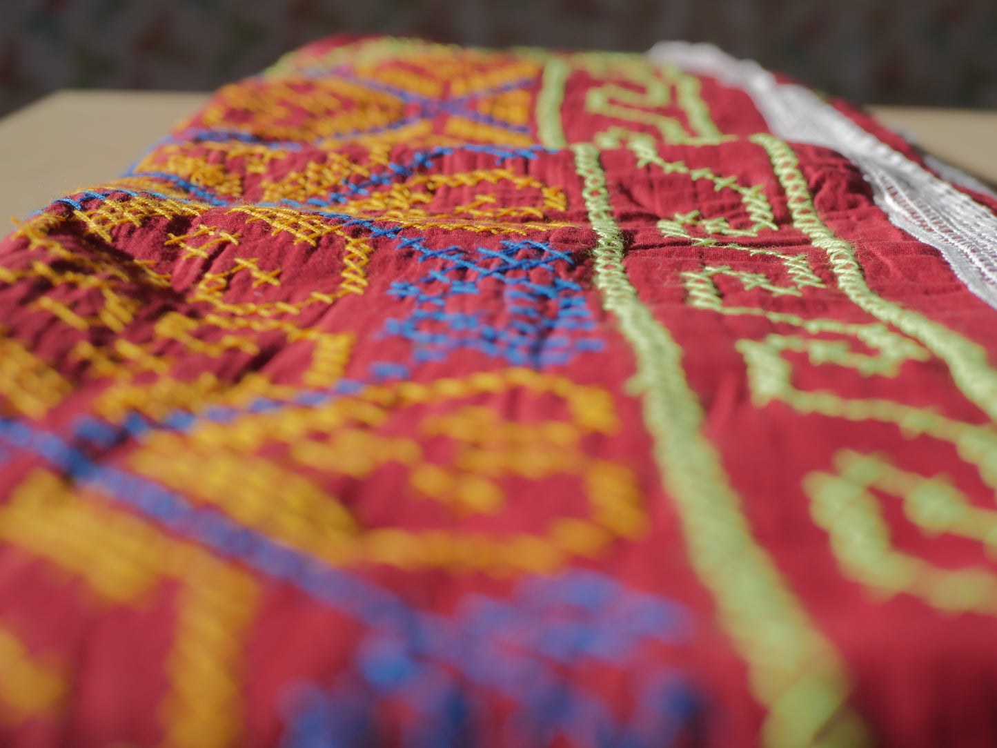 MALAIKA // cross-stitch kantha