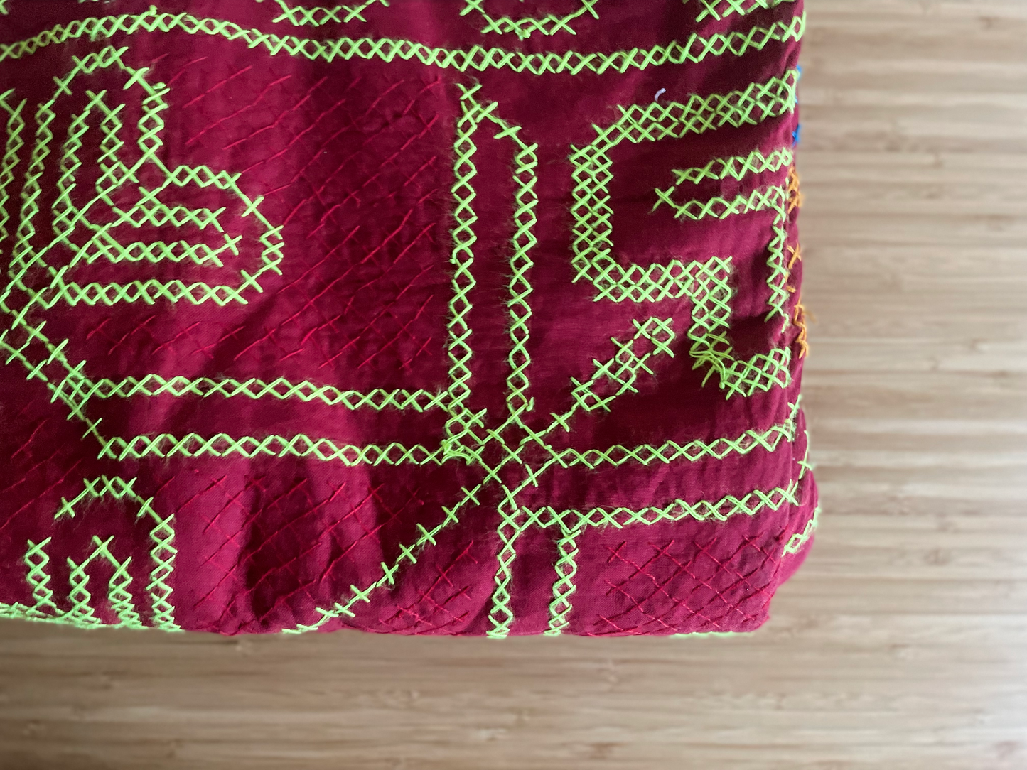 MALAIKA // cross-stitch kantha