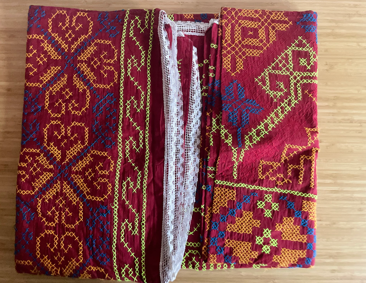 MALAIKA // cross-stitch kantha